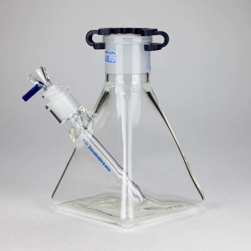 Preemo | 8" Pyramid Beaker Base – 7mm Thick Glass DIY Piece [P006] Beaker Bong preemo
