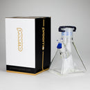 Preemo | 8" Pyramid Beaker Base – 7mm Thick Glass DIY Piece [P006] Glass Bong preemo