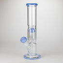 12" glass bong with tree arm percolator Glass Bong Bongzie Smokes Sky Blue