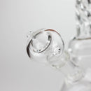 6" Twist Neck Glass Bong with Water Diffuser | 14mm Bowl Joint | Stemless Design Glass Bong Bongzie Smokes