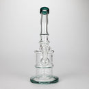 11" Glass Bong with Water Diffuser | 14mm Bowl Joint | Stemless Design Glass Bong Bongzie Smokes
