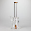 11" Glass Bong with Diffuser | 14mm Bowl Joint | Stemless Design Glass Bong Bongzie Smokes