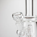 11" Glass Bong with Diffuser | 14mm Bowl Joint | Stemless Design Glass Bong Bongzie Smokes