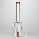11" Glass Bong with Diffuser | 14mm Bowl Joint | Stemless Design Glass Bong Bongzie Smokes