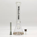 Wellcann | 14" 7mm Psychedelic Thickened Beaker Glass Bong Glass Bong Super Supplys Inc