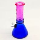 6" Colorful Gradient Beaker Waterpipe 10Pcs/Box Glass Bong Super Supplys Inc