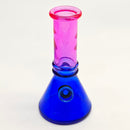 6" Colorful Gradient Beaker Waterpipe 10Pcs/Box Glass Bong Super Supplys Inc