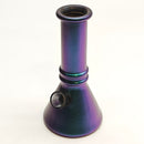 6" Iridescent Gradient Beaker Waterpipe 10Pcs/Box Glass Bong Super Supplys Inc