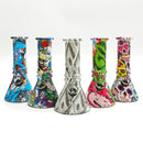 6" Hydrographic Beaker Waterpipe - 10-Piece Box Glass Bong Super Supplys Inc