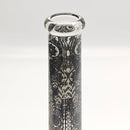 14" Glow in the dark 5mm Beaker Glass Bong Glass Bong Super Supplys Inc