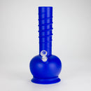 HIT | 12" Silicone Round Water Pipe - with Glass Bowl and Downstem Resin · Silicone · Plastic Bong NIBO Distribution