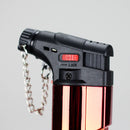 BOOOM | Refillable Mini Torch Lighter Golden [EV-2002] – 20 Count Display Torch Canadian Distributor