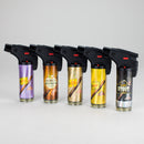 BOOOM | Refillable Torch Lighter [YO-1027] – 15 Count Display Torch Canadian Distributor Dark Stout (Design D)