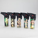 BOOOM | Refillable Torch Lighter [YO-1027] – 15 Count Display Torch Canadian Distributor Sexy Girls (Design E)