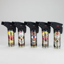BOOOM | Refillable Torch Lighter [YO-1027] – 15 Count Display Torch Canadian Distributor Sugar Skull (Design G)