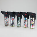 BOOOM | Refillable Torch Lighter [YO-1027] – 15 Count Display Torch Canadian Distributor Skulls (Design H)