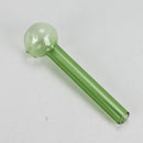 4" Coloured Oil Burner Pipe – Durable Glass – 8 Pack Oil Burner RMG WHOLESALE Green