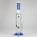 Armani Glass | 16" Double Percolator Bong – Premium Dual-Chamber Water Pipe Glass Bong RMG WHOLESALE