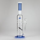 Armani Glass | 16" Double Percolator Bong – Premium Dual-Chamber Water Pipe Glass Bong RMG WHOLESALE