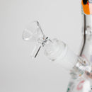 10" Glow PinePop Glass Bong – 5mm Thick Glass, Glow-in-the-Dark Pineapple Design Glass Bong DY Glass