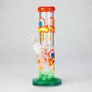 8.5" PsyTotem Glass Bong – 5mm Thick Glass, Tribal Totem Design Glass Bong DY Glass Design A