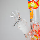 8.5" PsyTotem Glass Bong – 5mm Thick Glass, Tribal Totem Design Glass Bong DY Glass