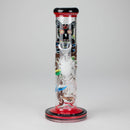 8.5" PsyTotem Glass Bong – 5mm Thick Glass, Tribal Totem Design Glass Bong DY Glass
