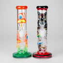 8.5" PsyTotem Glass Bong – 5mm Thick Glass, Tribal Totem Design Glass Bong DY Glass