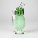 7.5" PinePop Glass Bong – Pineapple Shaped, 5mm Thick Glass Glass Bong DY Glass MintGreen
