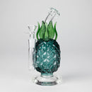 7.5" PinePop Glass Bong – Pineapple Shaped, 5mm Thick Glass Glass Bong DY Glass Teal