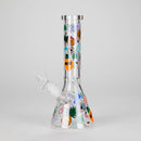 10" Glow PinePop Glass Bong – 5mm Thick Glass, Glow-in-the-Dark Pineapple Design Glass Bong DY Glass