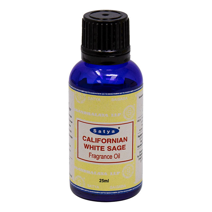 Satya Californian White Sage 25ml Fragrance Oil Display of 12 Diffuser Maple Craft Inc