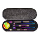 The Ultimate 7-Piece Metal Dab Tool Kit Cap · Dabber · Insert · Clip · Nail Maple Craft Inc Rainbow