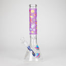 14" Stone works Beaker Base Glass Bling Bong Glass Bong Canadian Distributor Design 5