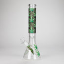 14" Stone works Beaker Base Glass Bling Bong Glass Bong Canadian Distributor Design 7