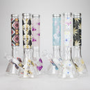 14" Stone works Beaker Base Glass Bling Bong Glass Bong Canadian Distributor