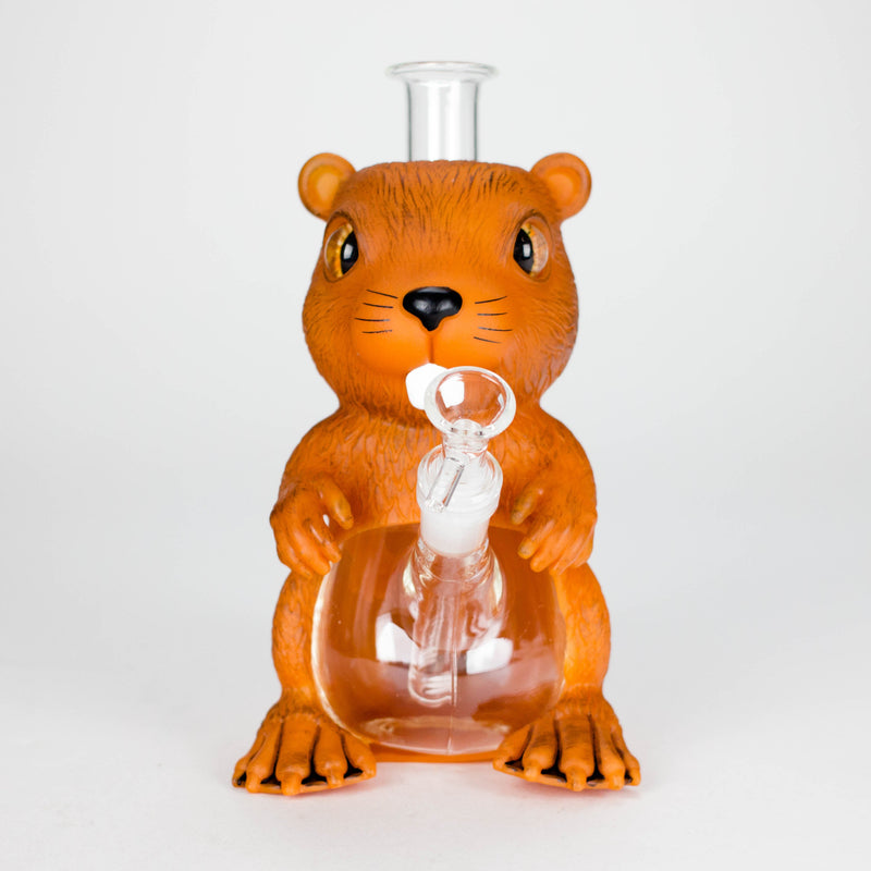 9'' Vinyl Beaver Buddy Water Pipe Resin · Silicone · Plastic Bong JJ Distribution