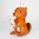 9" Arsenal Beaver Buddy Waterpipe – Brown [SMKZ184] Resin · Silicone · Plastic Bong Canadian Distributor
