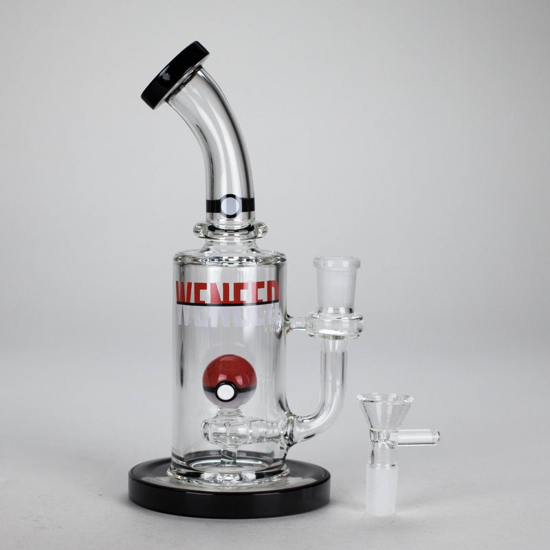 WENEED | 8" Pocket Puff Glass Bong Glass Bong WENEED®