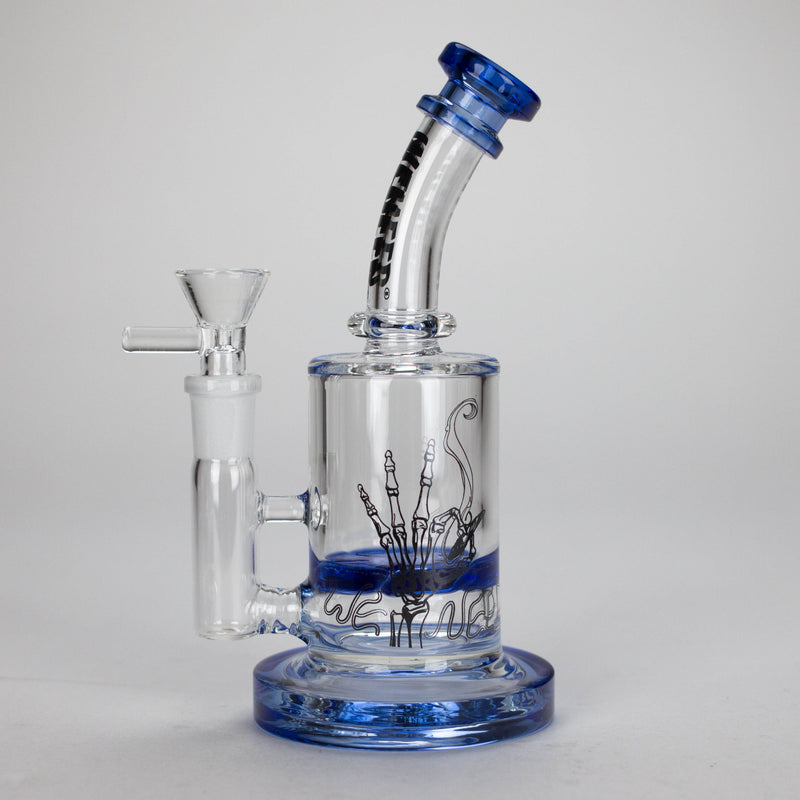 WENEED | 7" LumoTone Glass Bong Glass Bong WENEED® Blue