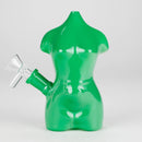 5.5" Curvy Glass Bong Glass Bong JJ Distribution Green