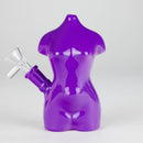 5.5" Curvy Glass Bong Glass Bong JJ Distribution Purple