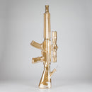 23.5" Chrome Rifle Glass Bong Glass Bong JJ Distribution Gold