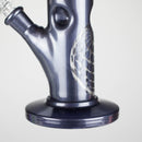 10" Straight Tube Water Pipe with Ball Pattern | Durable Glass – Assorted Colors Glass Bong RMG WHOLESALE