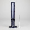 10" Straight Tube Water Pipe with Ball Pattern | Durable Glass – Assorted Colors Glass Bong RMG WHOLESALE