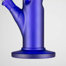 10" Straight Tube Water Pipe with Star Pattern | Durable Glass – Assorted Colors Glass Bong RMG WHOLESALE