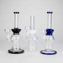 10" Glass Water Pipe with Showerhead Diffuser – Assorted Colors Glass Bong RMG WHOLESALE