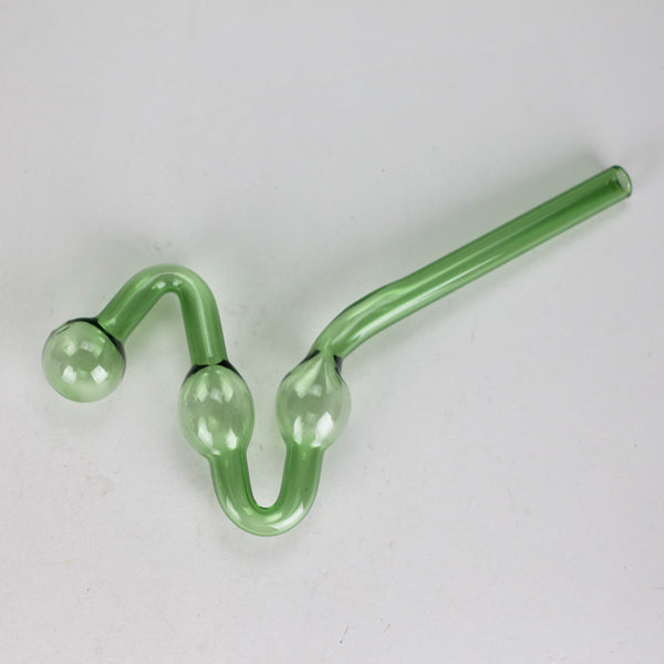 8" Oil Burner Color Tube Pipe – 2-Pack | Durable Glass, Assorted Colors Oil Burner RMG WHOLESALE