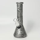 8.5" 5mm Hydrographic Glass Beaker Bong-2 Glass Bong Super Supplys Inc