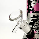 8.5" 5mm Hydrographic Glass Beaker Bong-1 Glass Bong Super Supplys Inc